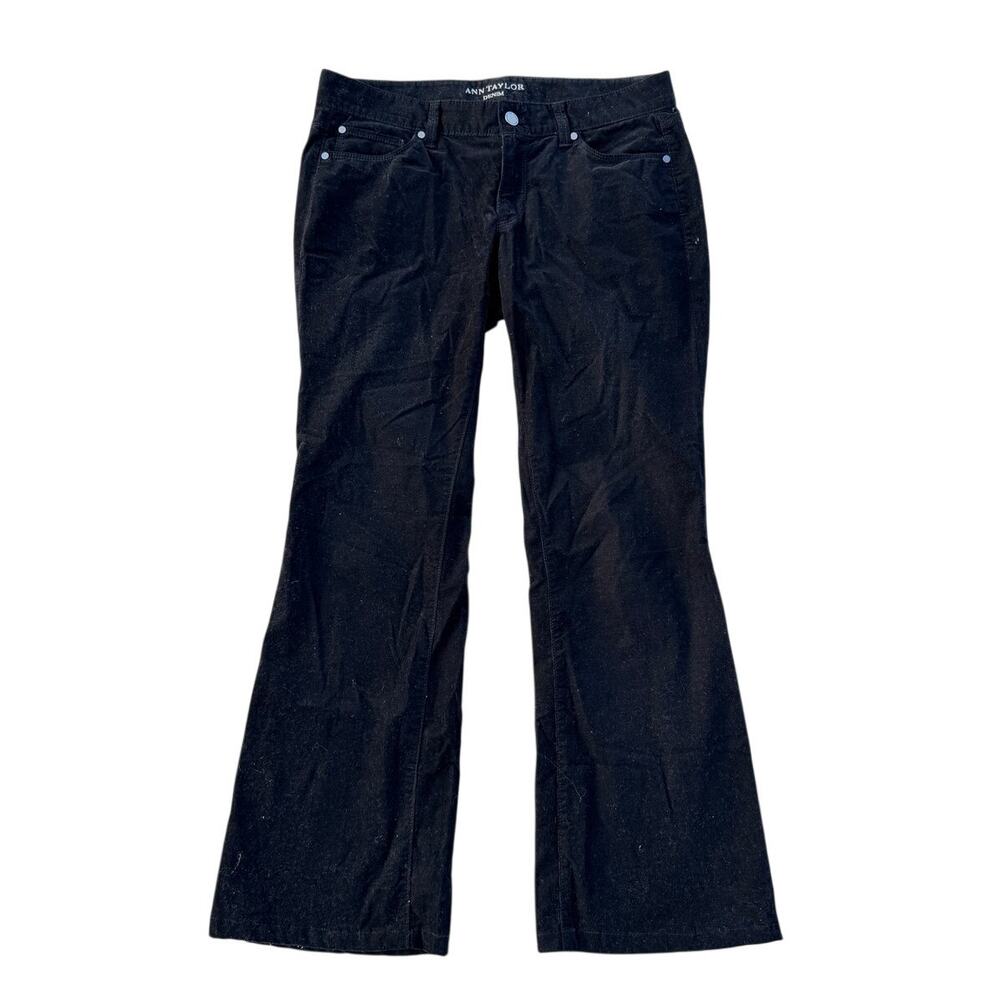 Ann Taylor denim ladies jeans black size 6 #20